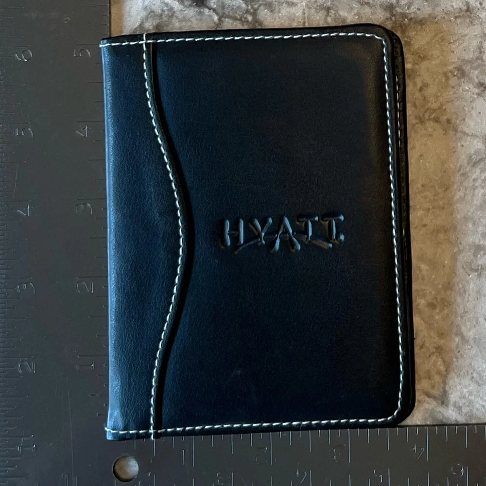 Black Pocket Notebook - Hyatt Embossed
